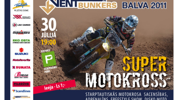 Supermotokross Ventspilī – „VENTBUNKERS BALVA 2011”