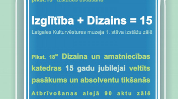 Rēzeknes Augstskolas Dizaina un amatniecības katedrai – 15