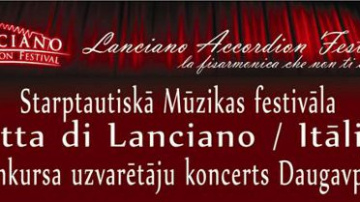 Starptautiskā Mūzikas festivāla Citta di Lanciano (Itālija) konkursa uzvarētāju koncerts Daugavpilī