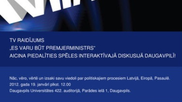 Daugavpils Universitātē notiks TV spēles diskusija