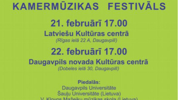 Daugavpilī savu skanējumu uzsācis Kamermūzikas festivāls