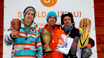 Izcīnīti 2012. gada Latvijas čempionu tituli snovborda slalomā 