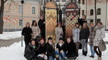 Rēzeknes Augstskolas studentu sniegums pilsētai Lieldienās