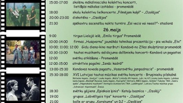 Ansambļi no visas Latvijas tiksies XVI Tautas mūzikas svētkos Kandavā