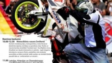 Smiltenē notiks grandiozs motociklistu šovs