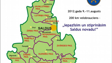200 km velobraucienā iepazīst un stiprina Saldus novadu