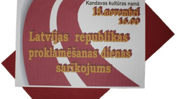 Kandavas novada pasākumi Latvijas valsts svētku laikā