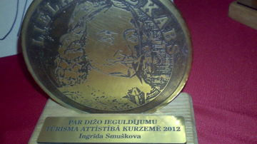 Kurzemes Tūrisma asociācija labākajiem Kurzemes tūrisma uzņēmējiem pasniedz balvas „Lielais Jēkabs”