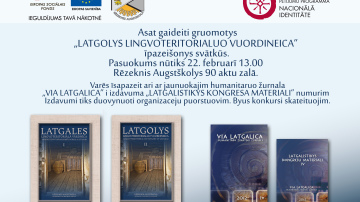 Rēzeknes Augstskolā prezentēs grāmatu „Latgolys lingvoteritorialuo vuordineica”