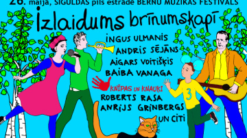 Tirdzniecībā biļetes uz bērnu mūzikas festivālu „Izlaidums Brīnumskapī”