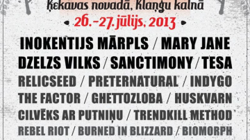 Jūlija beigās notiks rokfestivāls „KLANG!”
