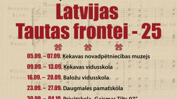 Izstādes "Latvijas Tautas frontei- 25" atklāšana