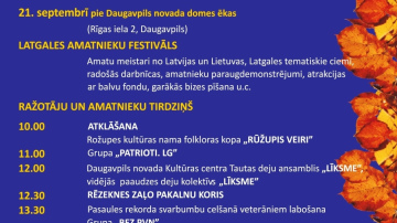 Noritēs Daugavpils novada dienas “Veram vaļā amatu lādi!”