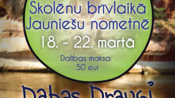 Skolēnu brīvlaikā jauniešiem ir iespēja aktīvi atpūsties piecu dienu nometnē Līgatnē