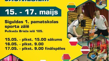 Sigulda pulcē reģiona spēcīgākos jauno badmintonistus