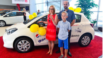 Teju 12 tūkstošus eiro vērtā “Toyota Yaris” aizceļo uz Baldoni