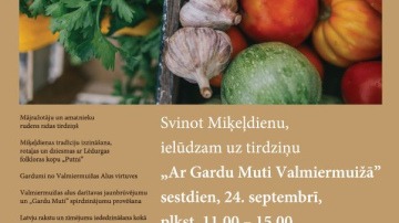 Ar svētku tradīcijām un gardumu tirdziņu  Valmiermuižā daudzinās Miķeļdienu
