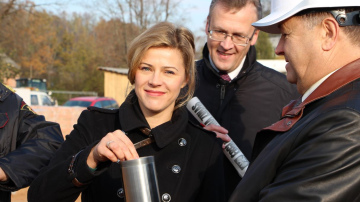 VUGD Ērgļu posteņa jaunceļamās ēkas pamatos iemūrēta vēstījuma kapsula nākamajām paaudzēm
