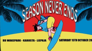 Aukstums nebaida: Sestdien ar veikborda sacensībām  un jaudīgu ballīti atzīmēs “BB wakepark” sezonas noslēgumu