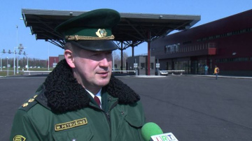 Vientuļu robežpunktā muitai izbūvēts moderns automašīnu skaneris, ko nevar pilnībā izmantot...