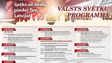 Jelgavā valsts svētkus atzīmēs ar plašu programmu 