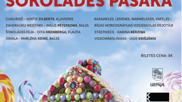 “LIELAIS DZINTARS” AICINA MAZĀKOS MŪZIKAS MĪĻOTĀJUS UZ KONCERTUZVEDUMU “ŠOKOLĀDES PASAKA”