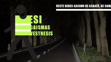 CSDD “tumšo gājēju glābšanas misiju” turpinās Rēzeknē