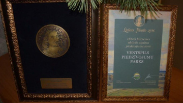 Ventspils Piedzīvojumu parks saņem Kurzemes Tūrisma asociācijas balvu “Lielais Jēkabs”
