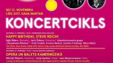  Operas, baleta un kamermūzikas sintēze “Lielā dzintara” kamerzālē