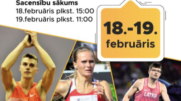 Nedēļas nogalē Kuldīgā notiks Latvijas čempionāts vieglatlētikā telpās