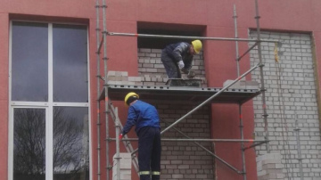 Atlētikas zāles izbūve Pārventā noris pilnā sparā