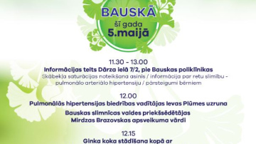 5.maijā svinēs Pulmonālās hipertensijas dienu
