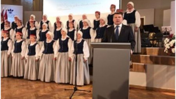 Valsts prezidenta Raimonda Vējoņa uzruna  konferencē "Ceļā uz Latvijas valsti. Latgales simtgades kongress. ...