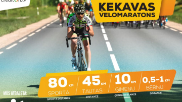 Jau nākamnedēļ startēs ikgadējais Ķekavas velomaratons 