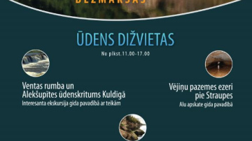 Ar īpašām ekspedīcijām iedzīvotājus aicina apmeklēt Latvijas ūdens dižvietas