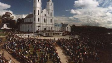 LTV1 ēterā varēs vērot Vissvētākās Jaunavas Marijas debesīs uzņemšanas svētkus no Aglonas