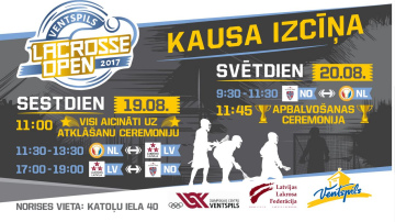 Ventspilī notiks starptautisks turnīrs lakrosā. 