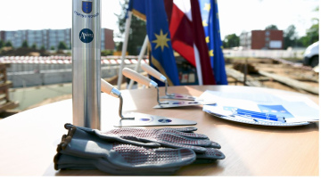 Stopiņu novada Kultūras centra būvniecība iezīmē jauno novada centru