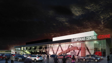 Uzsākta vērienīgā Rēzeknes Olimpiskā centra pēdējā posma būvniecība