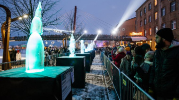 FOTO: 20. Starptautiskā Ledus skulptūru festivāla 2. diena ir noslēgusies!