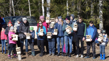 Kārsavas novadā tapa vairāk kā 40 putnu būru