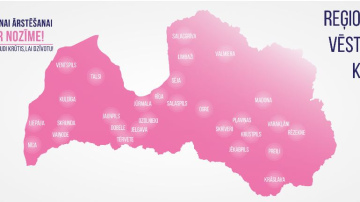 Sievietes no 29 Latvijas novadiem aicinās aizdomāties par krūšu veselību