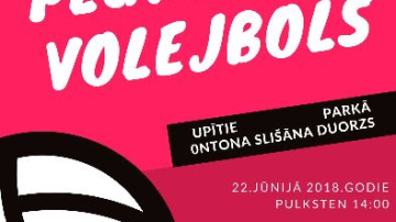 Ar pludmales volejbola turnīru atklās labiekārtoto peldvietu Viļakas novada Upītes ciemā