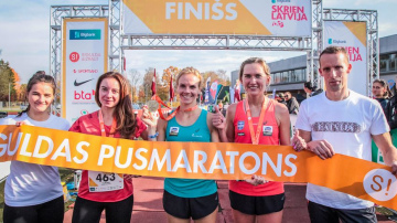 Zelta rudens pusmaratonā Siguldā uzvara Girgensonam un  Helmanei - Soročenkovai