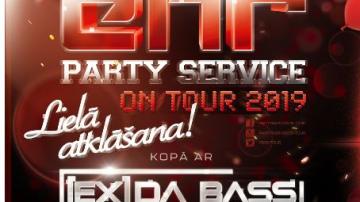 Jaunās EHR radio šova Party Service klubu tūres lielā atklāšana notiks Siguldā!