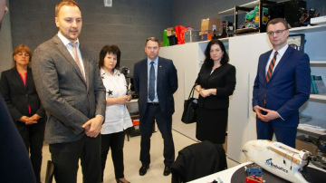 Rēzeknes Tehnoloģiju akadēmiju apmeklē iekšlietu ministrs Sandis Ģirģens