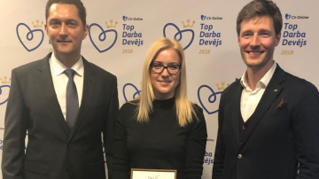 AS “Balticovo” atzīts par trešo labāko darba devēju Zemgales reģionā