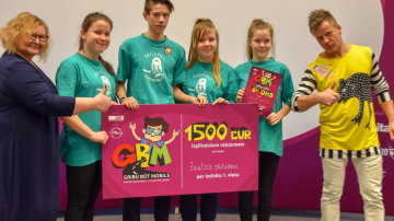 Konkursā "Gribu būt mobils" uzvar “Jautrie pūčulēni” no Ērģemes pamatskolas; ieguvēji ir visi!