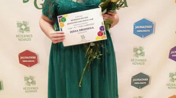 RTA studente Diāna Drozdova –  aktīvāko Rēzeknes novada jauniešu vidū