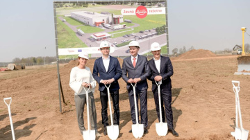 Foto: Uzsāk “Laimas” ražotnes būvniecību